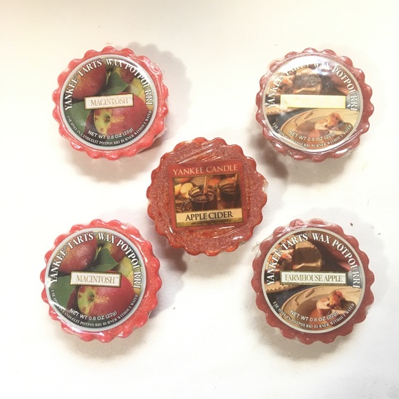 5 Yankee Candle Wax Tarts Melts In Apple Varieties